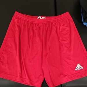 Adidas Red Athletic Shorts Mens Size L